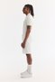 Men's White Interlock Regular Fit Shorts with Elastic Waist and Side Pockets A61Y3630 - 2