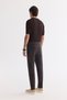 Men's Brown Vintage Washed Cotton Elastane Madrid Comfort Slim Fit Jean Trousers A61Y3511 - 4