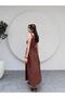 Zero Sleeve Midi Flared Skirt Dress - 5