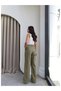 Front Pleat Detail Linen Trousers - 5