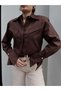 Padded Sleeve Detail Shirt - 3