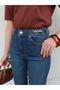 Momfit Jeans with Waist Accessories - 6
