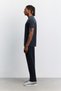 Men's Anthracite Crew Neck Printed Soft Touch Regular Fit T-Shirt A62Y1002 - 3