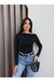 Off-Shoulder Side Gathered Blouse - 4
