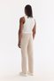 Men's Beige Classic Waist Breathable Modal Blended Soft Touch Baggy Fit Trousers A61Y3033 - 4