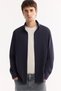 Men's Navy Blue Buttoned Collar Quick Dry Non-Iron Regular Fit Shirt A52Y2107 - 2