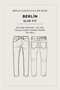 Men's Gray Classic Waist Piece Dye Cotton Washed Berlin Slim Fit Jean Pants A52Y3509 - 2