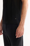 Men's Black Crew Neck Striped Knitwear Regular Fit T-Shirt A52Y5005 - 5
