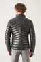 Men's Anthracite Goose down Water Repellent Windproof Shiny Puffer Comfort Fit Jacket E006015 - 5