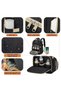 حقيبة ظهر الأم متعددة الوظائف 3*1 لمستلزمات الطفل لون أسود . - 5