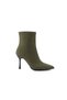 Celesta Zipper Detail Pointed Toe Women's Heeled Boots - 4