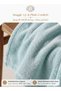 Single- Flannel Micro-Fleece Throw Blanket, 150 x 200cm, Aqua - 4