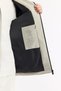 Men's Light Beige Hooded Water Repellent Windproof Seasonal Comfort Fit Coat A51Y6054 - 5