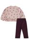 Ethnic Pattern Printed 6-18 Month Set - Pink - 3