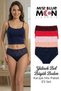 High Waist Lace Bato 5-Piece Women's Panties 5600-1