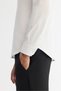Men's White Classic Collar Flexible Technical Fabric Slim Fit Shirt A42Y2122 - 3
