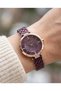 Purple Color Steel Stone Case 2 Years Warranty Women's Wristwatch F.8.1011.08 - 2