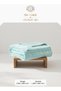 Single- Flannel Micro-Fleece Throw Blanket, 150 x 200cm, Aqua - 8