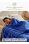 Single- Flannel Micro-Fleece Throw Blanket, 150 x 200cm, Lavender Blue - 5