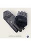 Xl/Xxl Men's Wide Fit Fleece Lined Size Touchscreen Ski Snow Motor Gloves - 9
