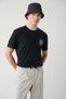 Men's Anthracite Crew Neck Printed Soft Touch Regular Fit T-Shirt A41Y1136 - 3