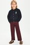 Barrel Fit Gabardine Elastic Waist Straight Leg Trousers I7905A526Wn