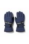 XL Wide Fit Zippered Winter Snow Ski Motorcycle Outdoor Gloves with Thick Fur Inside - 6