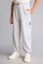 Okul Oversized Printed Light Gray Melange Cotton Sweatpants for Boys H5740A826Au - 3
