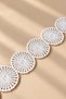White Lace Ribbon with Round Motifs - 2