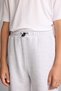 Okul Oversized Printed Light Gray Melange Cotton Sweatpants for Boys H5740A826Au - 4