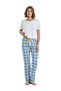 Women's Pajama Bottoms 60432 - Blue