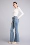 Mıa Flare Fit High Waist Washed Long Jean Pants H1128Ax26Sp