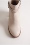 Winter's Approach Women's Zippered Flag Heel Boots with Rope Accessories - 7