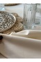 İnci Dertsiz Ecru Round Tablecloth - 4