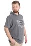 Fashion XL Large Size Men's T-Shirt Hooded Muhammad 23120 Antramelange - 2