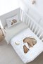 Baby Size Duvet Cover (100X150 cm) and Fitted Sheet Set - Royal Series - Baby Bear