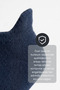6 Pack Navy Blue Men's Bamboo Seamless Flexible Summer Booties Socks - Premium - 2