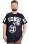 Fashion XL Large Size Men's T-Shirt Georgia 23136 Navy Blue