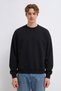 Men's 3 Thread Organic Trend Black Sweatshirt