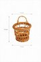 Favorite 9247 Hanging Rattan Flower Pot Decorative Basket Organizer Basket - 4
