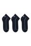 3 Pack Navy Blue Men's Sports Cotton Seamless Flexible Booties Socks - Premium - 7