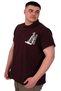 Fashion XL Large Size Men's T-Shirt Polo Sea Bound U25303 Plum - 5