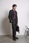 Men's Oversize Comfortable Fit Double Breasted Suit Black - 8