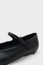 Nickie Buckle-Strapped Blunt-Toe Flat Heeled Casual Women's Ballerinas - 2
