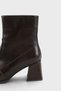 Anjela Blunt Toe Side Zipper Women's Boots - 4