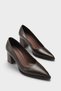 Shani Pointed Toe Thick Heeled Stylish Women's Shoes