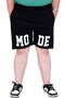 Mode XL Large Size Men's Shorts Single Jersey 25501S Black
