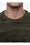 Nevavm Farkıyla Lcwaikiki Classic Khaki Knitwear Patterned Oval Collar Men's Sweater - 3