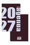 2027 Year B5 Weekly Agenda 17X24 cm - 12 Months Plum - 6