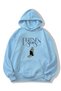 Britney Spears Printed Cotton 3 Thread Threaded Oversize Sweatshirt
